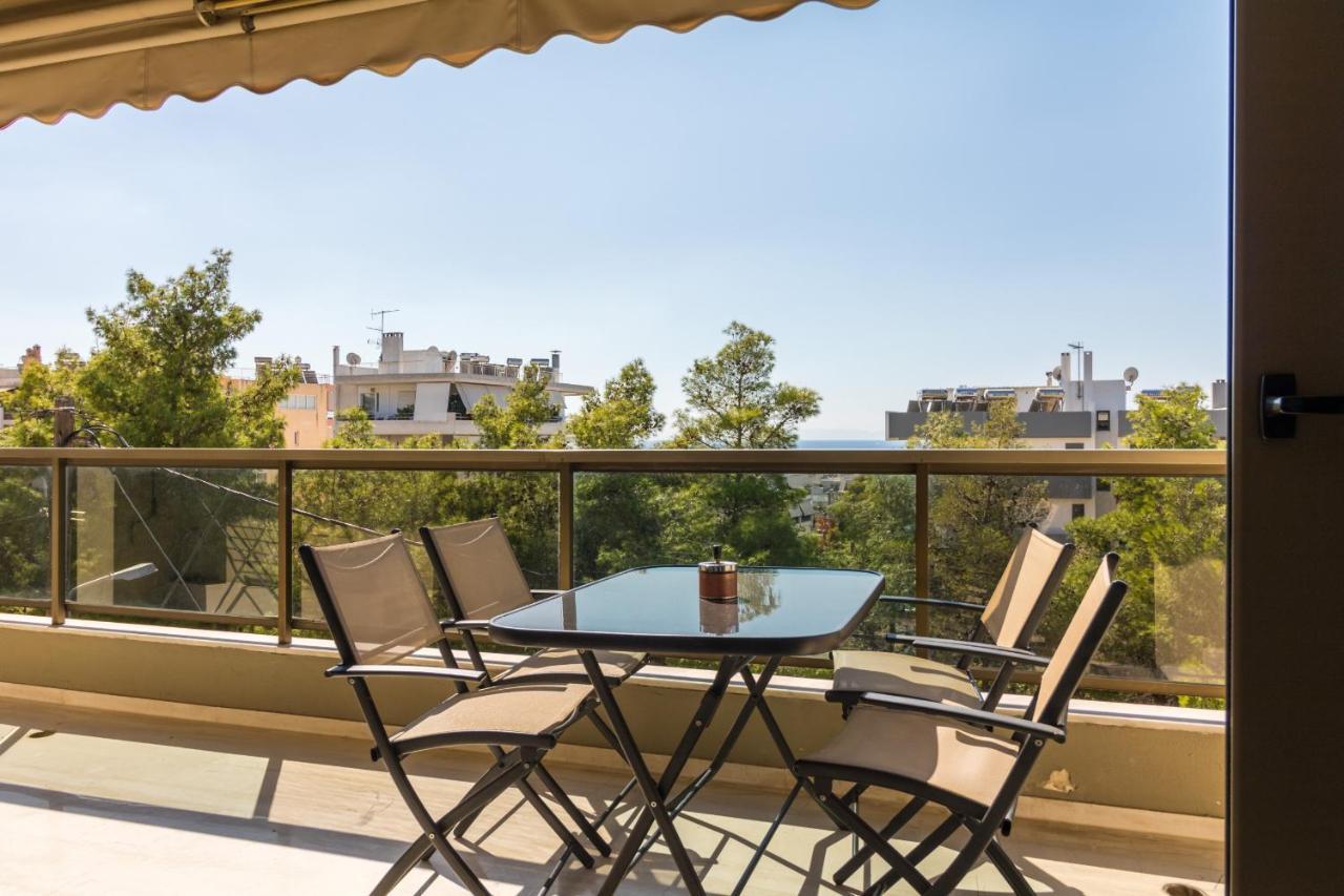 Amazing Holiday Apt With Ocean Views Athens Luaran gambar